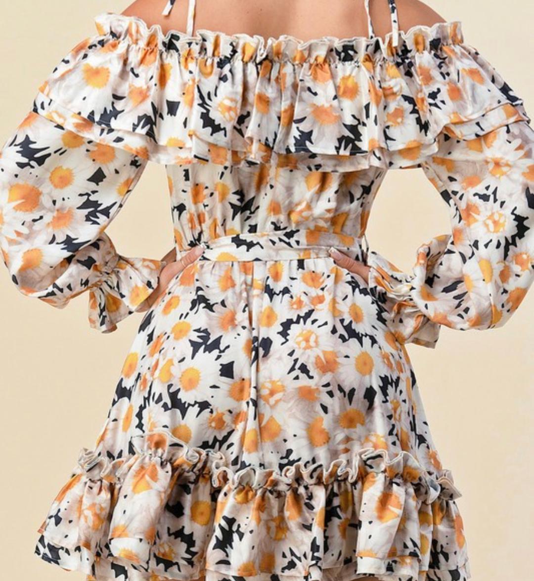Ava Floral Strap Dress - Image 2